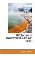 A Collection of Mathematical Rules and Tables