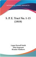 S. P. E. Tract No. 1-15 (1919)