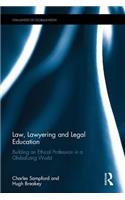 Law, Lawyering and Legal Education