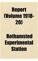 Report (Volume 1918-20)