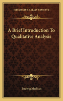 Brief Introduction to Qualitative Analysis
