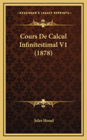 Cours De Calcul Infinitestimal V1 (1878)