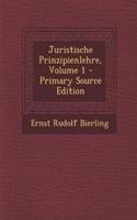 Juristische Prinzipienlehre, Volume 1: (German)