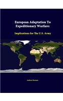 European Adaptation To Expeditionary Warfare