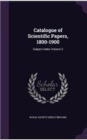 Catalogue of Scientific Papers, 1800-1900