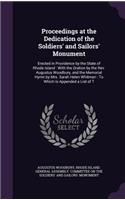 Proceedings at the Dedication of the Soldiers' and Sailors' Monument