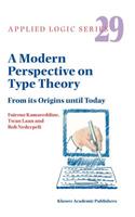 Modern Perspective on Type Theory