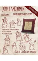 Joyful Snowmen Hand Embroidery Patterns