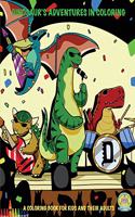 Dinosaur's Adventures in Coloring