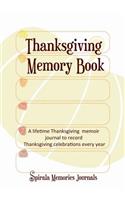 Thanksgiving Memory Book