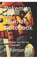 Pokemon Go Journal Notebook