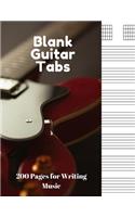 Blank Guitar Tablatures