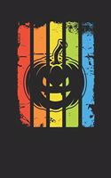 Halloween - Pumpkin Distressed Rainbow: Dotted Bullet Journal (6 X 9 -120 Pages) - Happy Halloween Gift Idea for Women, Men, Kids and Teacher