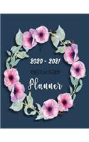 2020-2021 Planner: 2 Years Planner Calendar Personalized January 2020 up to December 2021 Contains extra lined pages to record notes