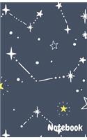 Dot Grid Notebook: Galaxy Constellation Journal Dotted Grid (5.5 x 8.5)