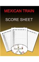 Mexican Train Score Sheet