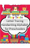 Play Train Letter Tracing Book Handwriting Alphabet for Preschoolers