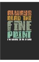 Always Read The Fine Print