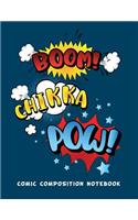 Boom Chikka POW Comic Composition Notebook