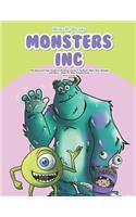 How to Draw Monsters Inc: The Easy and Clear Guide for Drawing James P. Sullivan, Mike, Boo, Randall and More - Step-By-Step Tutorial Book