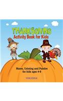 Thanksgiving Activity Book for Kids