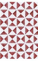 Bullet Journal Notebook Triangles with Dots Pattern 13
