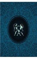 Monogram Gemini Notebook: Blank Journal Diary Log