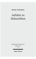 Aufsätze zu Melanchthon