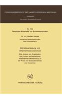 Betriebsverfassung Und Unternehmenswirklichkeit
