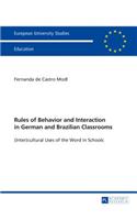 Rules of Behavior and Interaction in German and Brazilian Classrooms