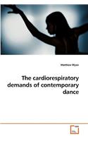 cardiorespiratory demands of contemporary dance