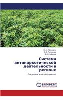 Sistema Antinarkoticheskoy Deyatel'nosti V Regione
