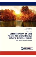 Establishment of Dris Norms for Plum (Prunus Salicina Lindl) Orchards