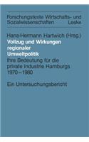 Vollzug Und Wirkungen Regionaler Umweltpolitik