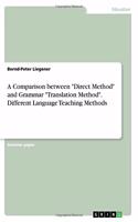 Comparison between Direct Method and Grammar Translation Method. Different Language Teaching Methods