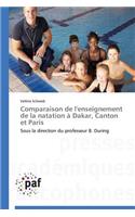 Comparaison de l'Enseignement de la Natation À Dakar, Canton Et Paris