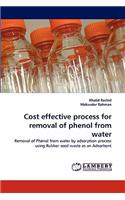 Cost effective process for removal of phenol from water