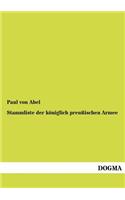 Stammliste der königlich preußischen Armee