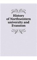 History of Northwestern university and Evanston