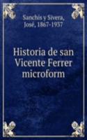 HISTORIA DE SAN VICENTE FERRER MICROFOR