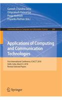 Applications of Computing and Communication Technologies