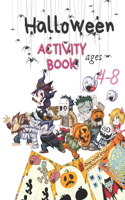 Halloween Activity Book for Kids Age 4-8