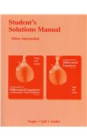 Student's Solutions Manual for Fundamentals of Differential Equations 8e and Fundamentals of Differential Equations and Boundary Value Problems 6e