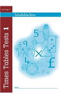 Times Tables Tests Book 1