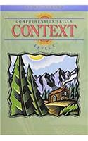 Steck-Vaughn Comprehension Skill Books: Student Edition Context Context