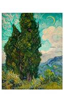 Vincent Van Gogh: Cypresses Notecard