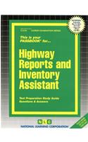 Highway Reports & Inventory Assistant: Passbooks Study Guide