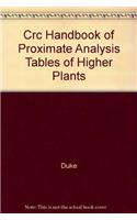 Crc Handbook of Proximate Analysis Tables of Higher Plants