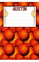 Basketball Life Austin: College Ruled Composition Book