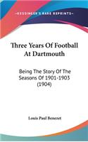 Three Years Of Football At Dartmouth